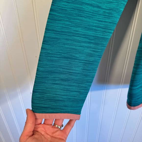 Burton AK Women’s Turbine 1/4 Zip Fleece Sweater Pullover Teal & Pink Size Large - Picture 3 of 14